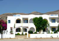 Exterior of Irinoula Studios in Tilos