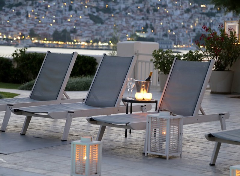 Swimming pool at Skopelos Village Hotel, Skopelos Town in Greece (1)