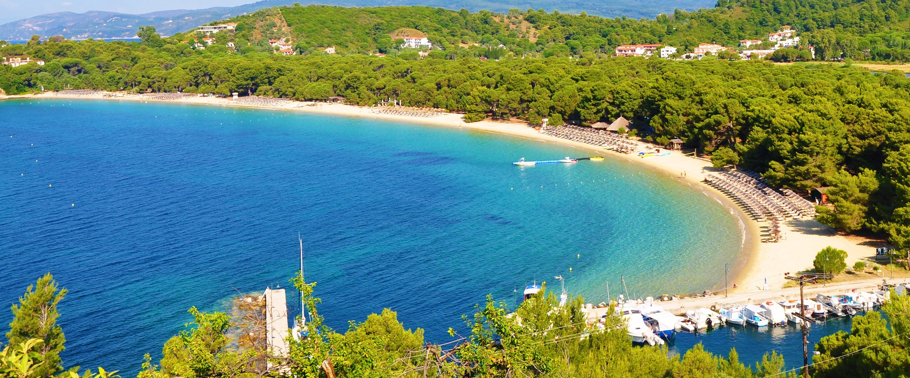 Koukounaries Beach Skiathos Town