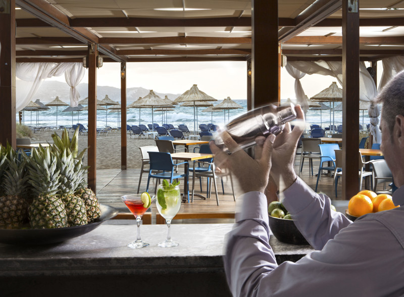 Agapi Beach, Beach Bar View