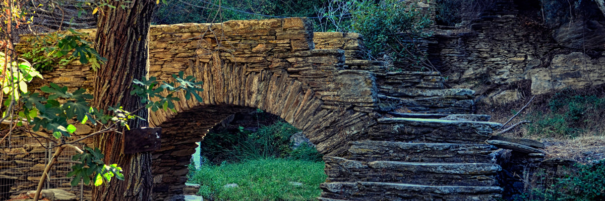 Hiking trails in Andros