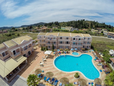 Pool at the Anemona Apartments in Sidari, Corfu