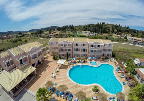 Pool at the Anemona Apartments in Sidari, Corfu