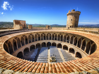 Bellver Castle Aerial View