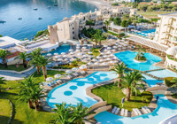 Aerial View of Lindos Royal Resort & Spa