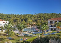 Chrousso Village. Gardens And Pool Area