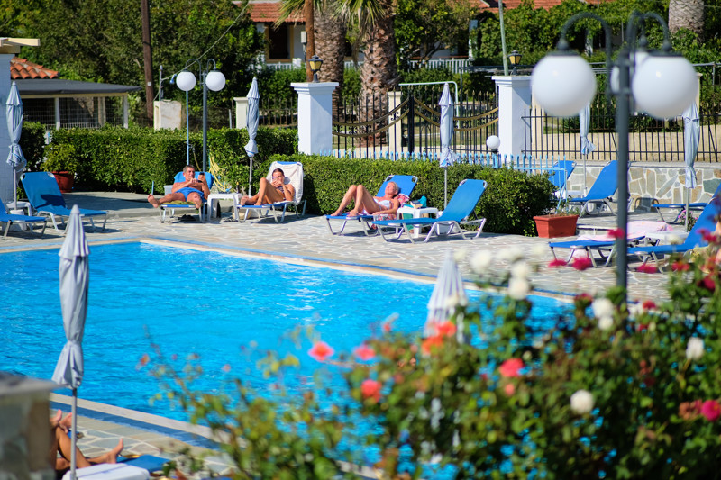 Pool at Tria Adelphia, Arillas in Corfu
