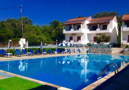 Pool at Tria Adelphia, Arillas, Corfu, Greece