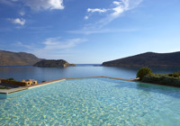 View from pool at Domes Of Elounda