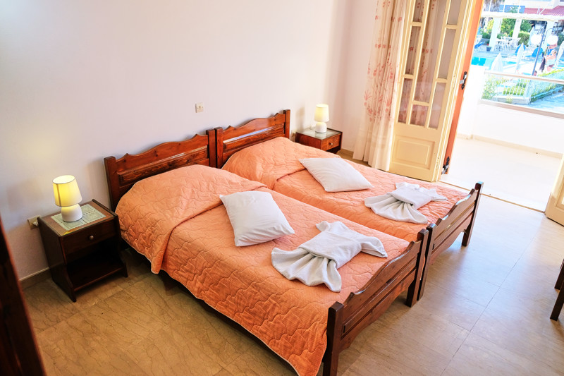 Bedroom at Tria Adelphia, Arillas, Corfu, Greece