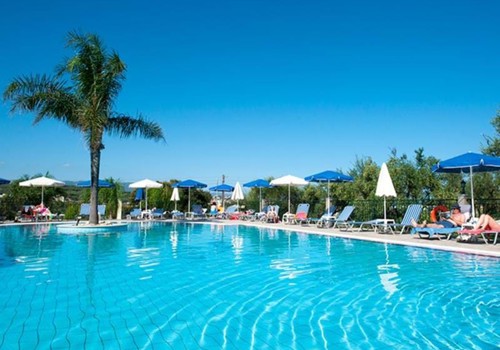 Pool area at the Zante Star Apartments, Zante