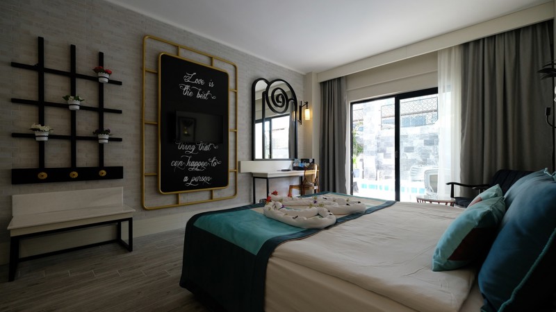 Seaden Valentine Resort & Spa Standard Room With Pool View.