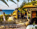 Aresti Restaurant Wedding Ceremony Set Up