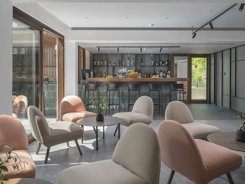 Bar at Alkyon Hotel In Skiathos Town