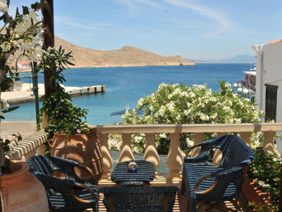 Terrace's view of Anna's House in Halki