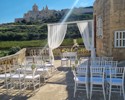 Mdina Views Ceremony Set Up Portrait