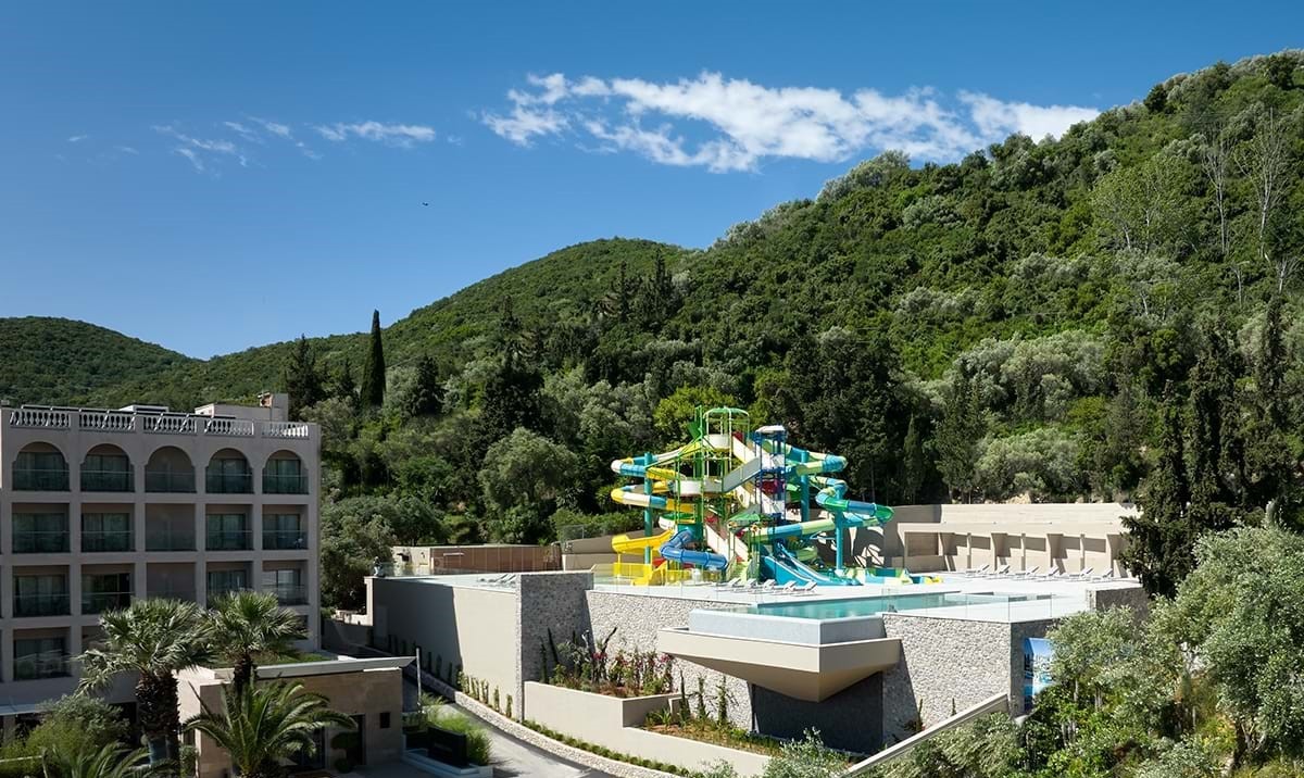 Waterslides in Marbella, Corfu