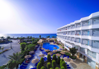 Overview of Lito Hotel in Ixia, Rhodes