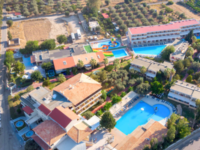 Aerial view of Golden Odyssey in Kolymbia, Rhodes