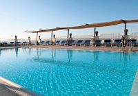 Outdoor pool at Santana Hotel