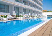 Pool view at Coral Ocean View Hotel (Adults only) at Playa de las Americas