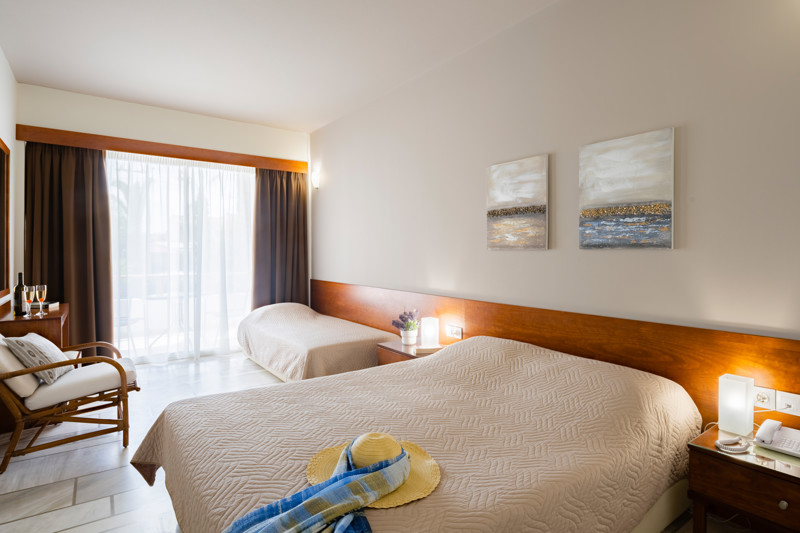 Double room at Pavlina Beach Hotel.