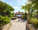 The Way To The Pavilion With Sea View At The Botanical Garden Arboretum In Trsteno, Croatia. Game Of Thrones Film Location