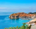 Dubrovnik Old City Fortress And Adriatic Sea View From The Hills