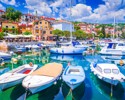 Opatija, Croatia. Coastline Town, Popular Tourist Resort, Adriatic Sea Marina, Istria Peninsula.