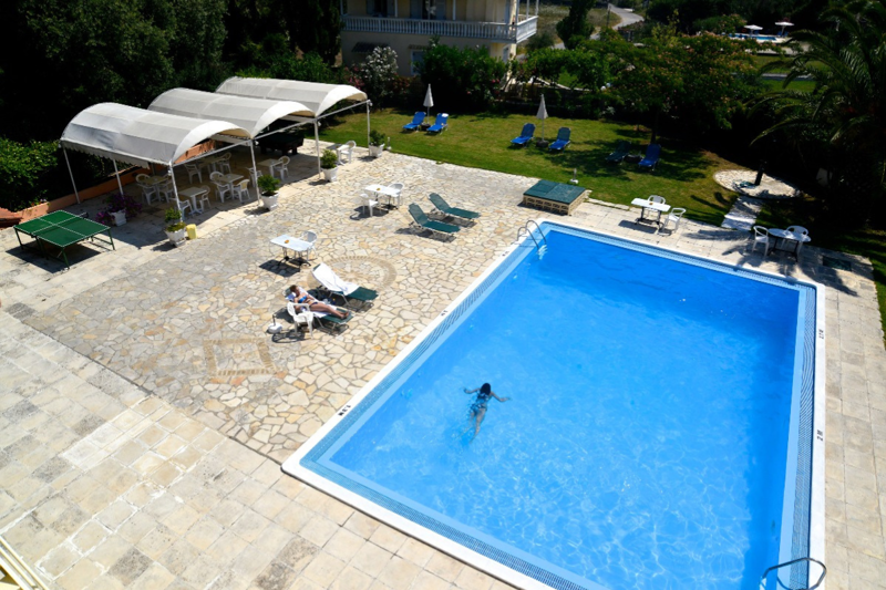 Aerial view of pool at Primavera Hotel