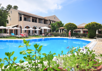 Pool in Acharavi Garden in Corfu