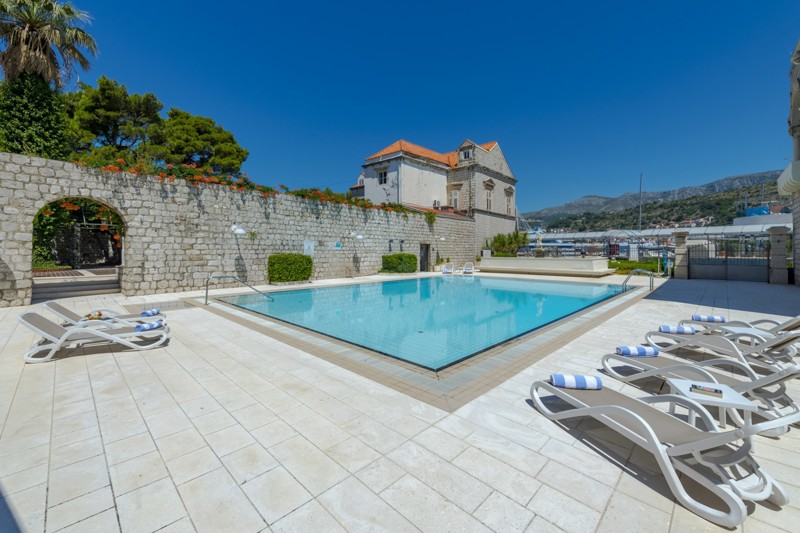 Outdoor Pool at Hotel Lapad