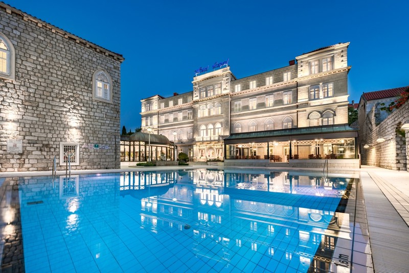 Outdoor Swimming Pool at Hotel Lapad