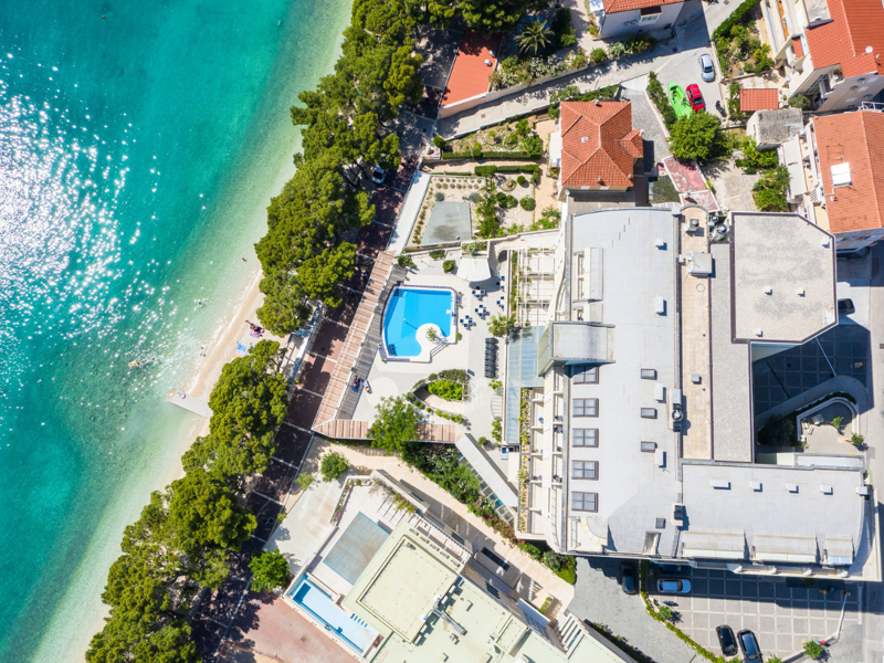 Aerial View of Hotel Park Makarska
