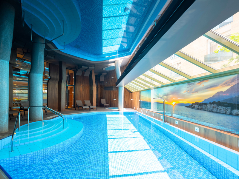 Indoor Swimming Pool at Hotel Park Makarska