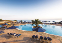 View of Swimming Pool Overlooking the Beach at Mareblue Beach Hotel