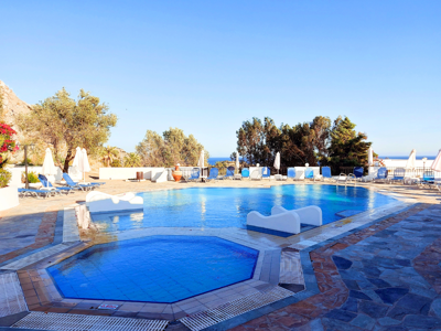 Outdoor Swimming Pool at Eleni Apartments