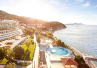 Aerial View of Sun Gardens Dubrovnik and Surrounding Area