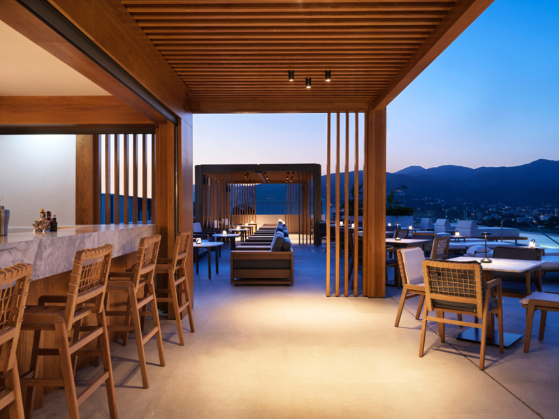 Minoan Rooftop Lounge Bar at Intercontinental Crete