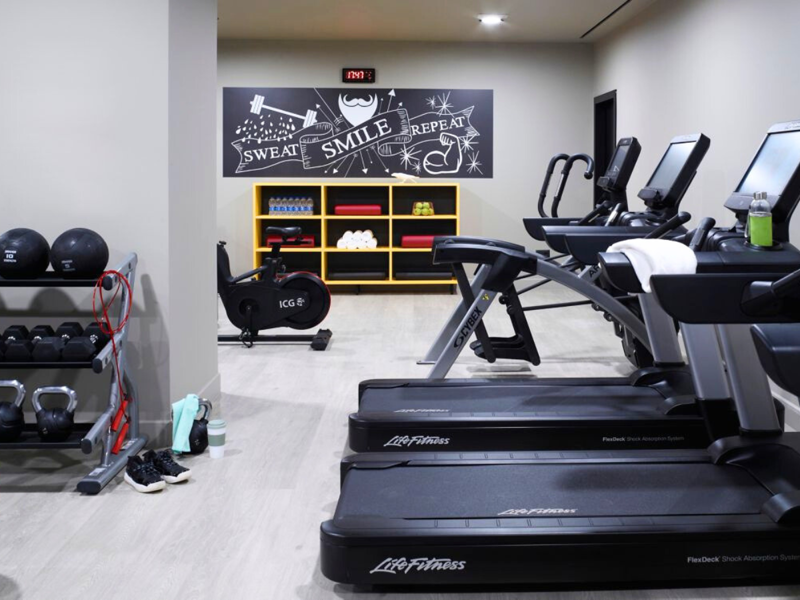 Gym at Moxy Athens City