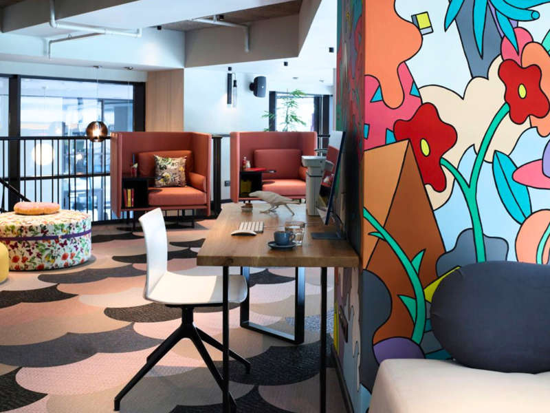 Library at Moxy Athens City