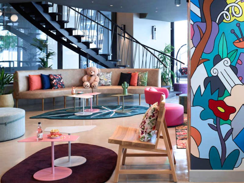 Lounge Area at Moxy Athens City