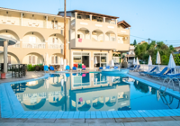 Exterior View of Georgia Apartments and Pool