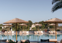 Poolside at Grecotel Casa Paradiso