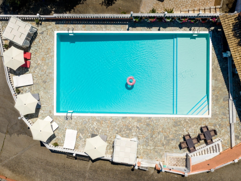 Pool Birdseye View at Victoria Hill Hotel