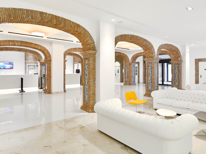 Reception and Lobby Area at Sol Torremolinos Don Pablo
