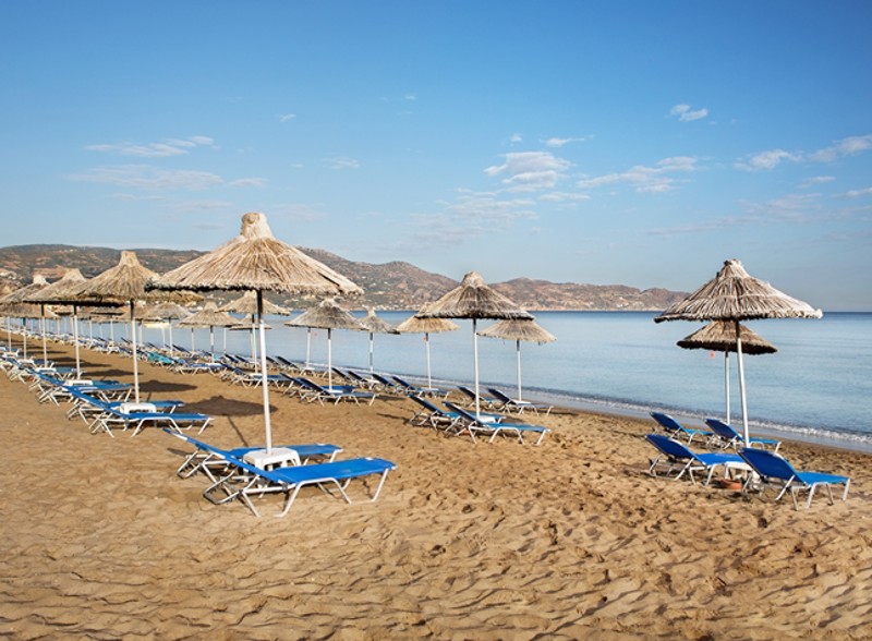 Agapi Beach Hotel, Private Beach