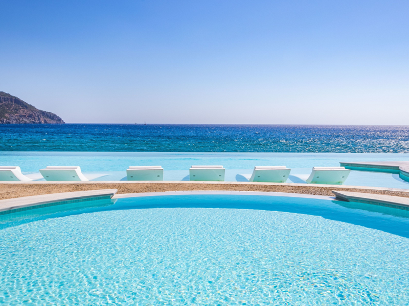 View From The Pool at Konstantinos Palace