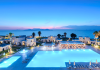 Aerial View of Pools at Aeolos Beach Hotel